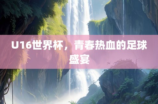 U16世界杯，青春热血的足球盛宴