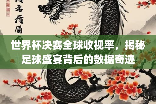 世界杯决赛全球收视率，揭秘足球盛宴背后的数据奇迹