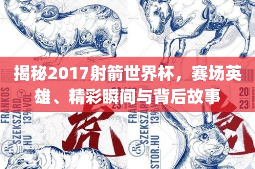 揭秘2017射箭世界杯，赛场英雄、精彩瞬间与背后故事