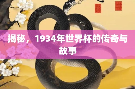 揭秘，1934年世界杯的传奇与故事