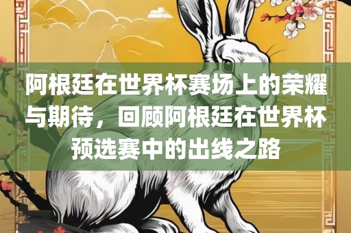 阿根廷在世界杯赛场上的荣耀与期待，回顾阿根廷在世界杯预选赛中的出线之路