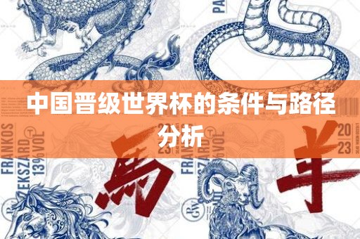 中国晋级世界杯的条件与路径分析