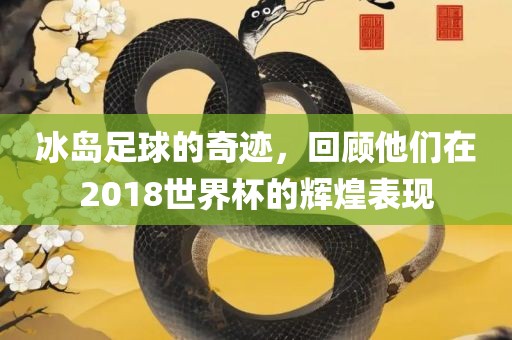 冰岛足球的奇迹，回顾他们在2018世界杯的辉煌表现