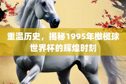 重温历史，揭秘1995年橄榄球世界杯的辉煌时刻