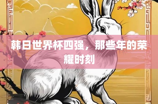 韩日世界杯四强，那些年的荣耀时刻