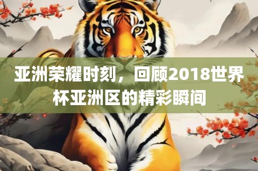 亚洲荣耀时刻，回顾2018世界杯亚洲区的精彩瞬间