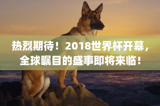 热烈期待！2018世界杯开幕，全球瞩目的盛事即将来临！