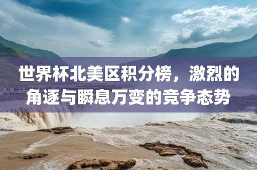 世界杯北美区积分榜，激烈的角逐与瞬息万变的竞争态势