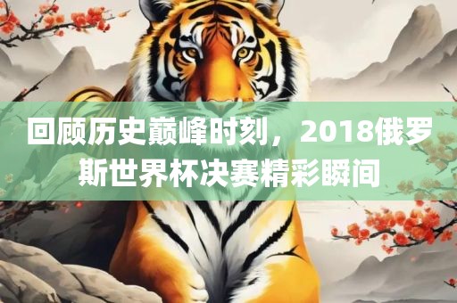 回顾历史巅峰时刻，2018俄罗斯世界杯决赛精彩瞬间