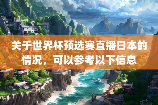 关于世界杯预选赛直播日本的情况，可以参考以下信息