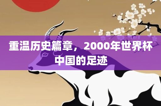 重温历史篇章，2000年世界杯中国的足迹