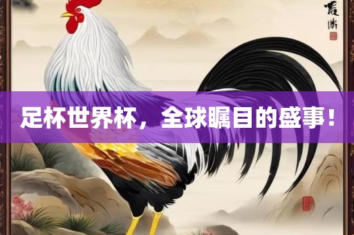 足杯世界杯，全球瞩目的盛事！
