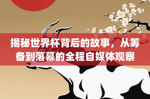 揭秘世界杯背后的故事，从筹备到落幕的全程自媒体观察