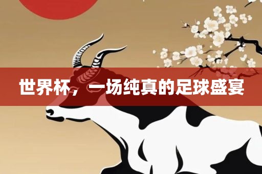 世界杯，一场纯真的足球盛宴