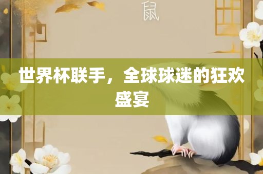 世界杯联手，全球球迷的狂欢盛宴