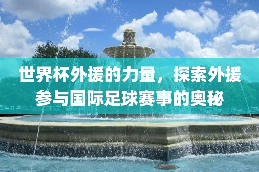 世界杯外援的力量，探索外援参与国际足球赛事的奥秘