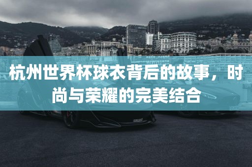 杭州世界杯球衣背后的故事，时尚与荣耀的完美结合