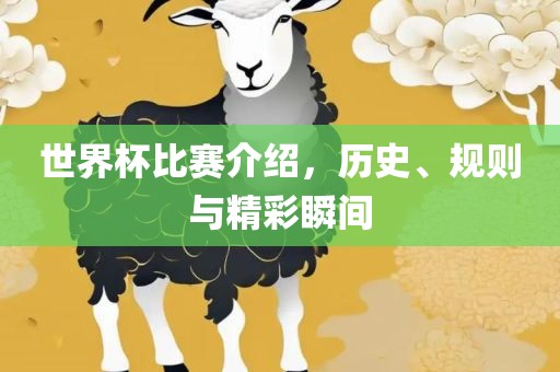 世界杯比赛介绍，历史、规则与精彩瞬间