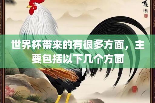 世界杯带来的有很多方面，主要包括以下几个方面
