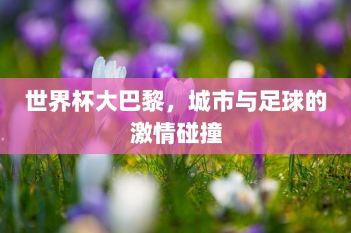 世界杯大巴黎，城市与足球的激情碰撞
