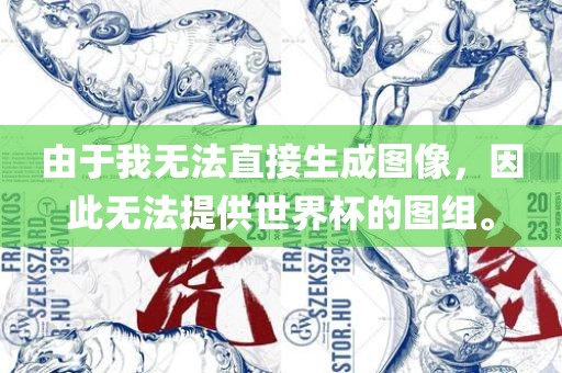 由于我无法直接生成图像，因此无法提供世界杯的图组。