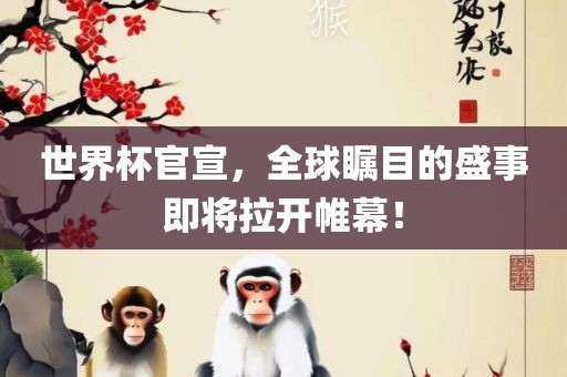 世界杯官宣，全球瞩目的盛事即将拉开帷幕！