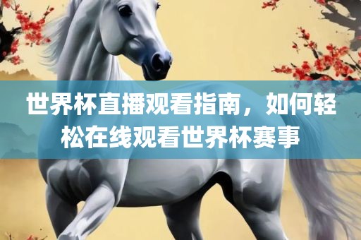 世界杯直播观看指南，如何轻松在线观看世界杯赛事
