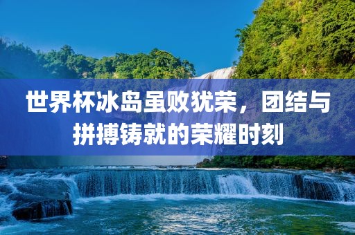 世界杯冰岛虽败犹荣，团结与拼搏铸就的荣耀时刻