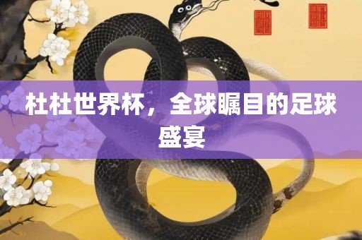 杜杜世界杯，全球瞩目的足球盛宴