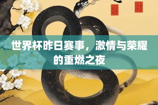 世界杯昨日赛事，激情与荣耀的重燃之夜