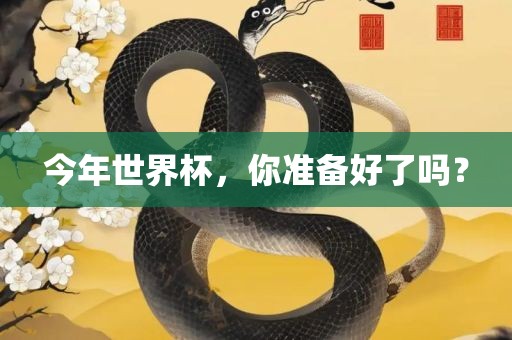 今年世界杯，你准备好了吗？