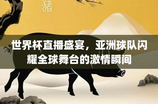 世界杯直播盛宴，亚洲球队闪耀全球舞台的激情瞬间