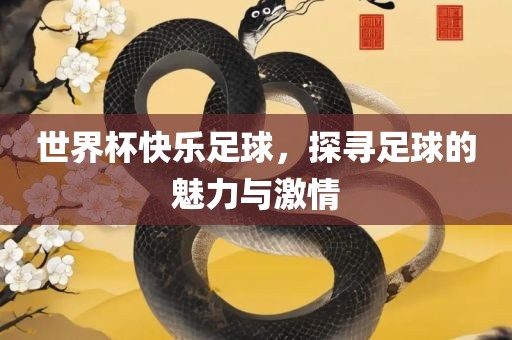 世界杯快乐足球，探寻足球的魅力与激情