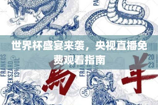 世界杯盛宴来袭，央视直播免费观看指南