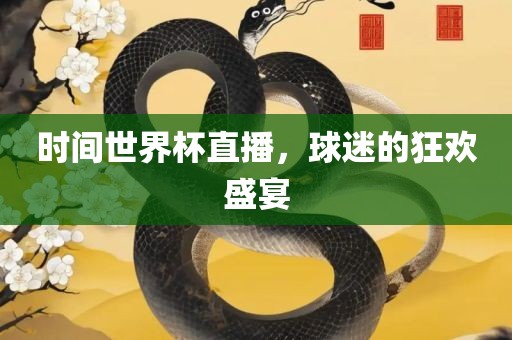 时间世界杯直播，球迷的狂欢盛宴